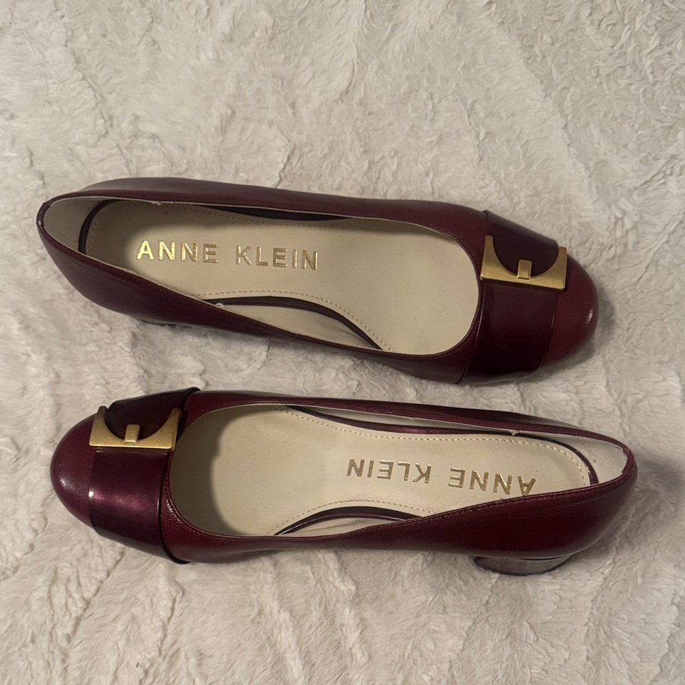 Anne Klein Women's Burgundy Heels